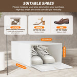 Clear Stackable Shoe Storage Box Set