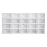Clear Stackable Shoe Storage Box Set
