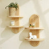 Wooden Wall Mounted Shelf