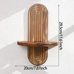 Wooden Wall Mounted Shelf