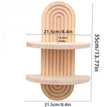 Wooden Wall Mounted Shelf