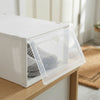 Clear Stackable Shoe Storage Box Set